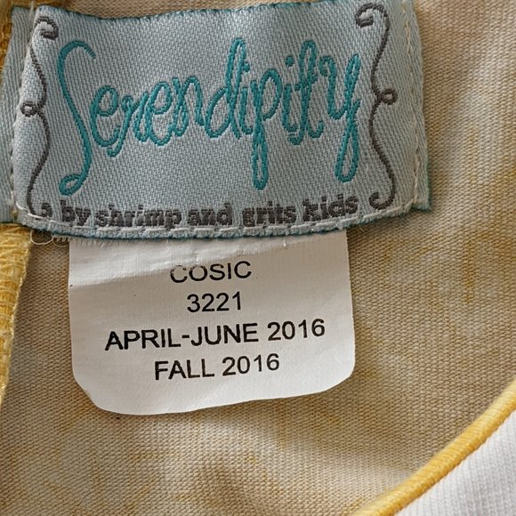 Shrimp and Grits Serendipity Cosic Medallion Shirt Size 4T - Picture 6 of 6